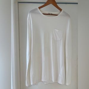 Men’s REISS long sleeve shirt - White - Large Slim Fit